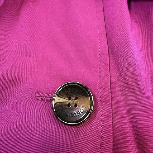 London Fog Women's Pink Trench Coat - Picture 7 of 13